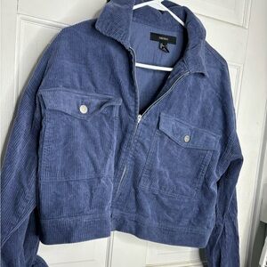 Cropped Corduroy Jacket